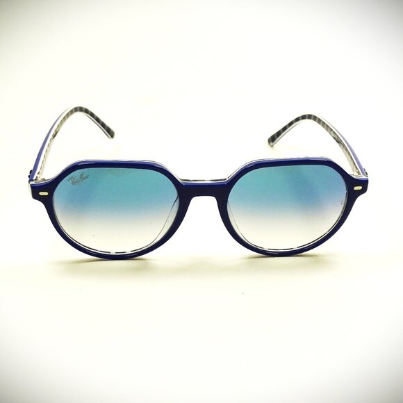 RAY-BAN RB2195 Thalia Square Sunglasses 51-18-145 2N Blue Lens Sunglasses