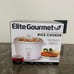 Elite Gourmet ERC003 Electric Rice Cooker with Automatic Keep Warm Makes Soups,