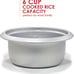 Elite Gourmet ERC003 Electric Rice Cooker with Automatic Keep Warm Makes Soups,