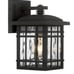Quoizel Canyon 1-Light 9.25-in H Matte Black Outdoor Wall Light