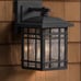 Quoizel Canyon 1-Light 9.25-in H Matte Black Outdoor Wall Light