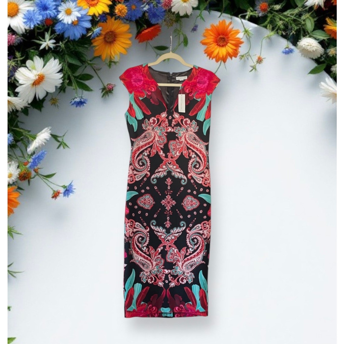 New York & Company Women's Sleeveless Bodycon Sheath Dress Size Small