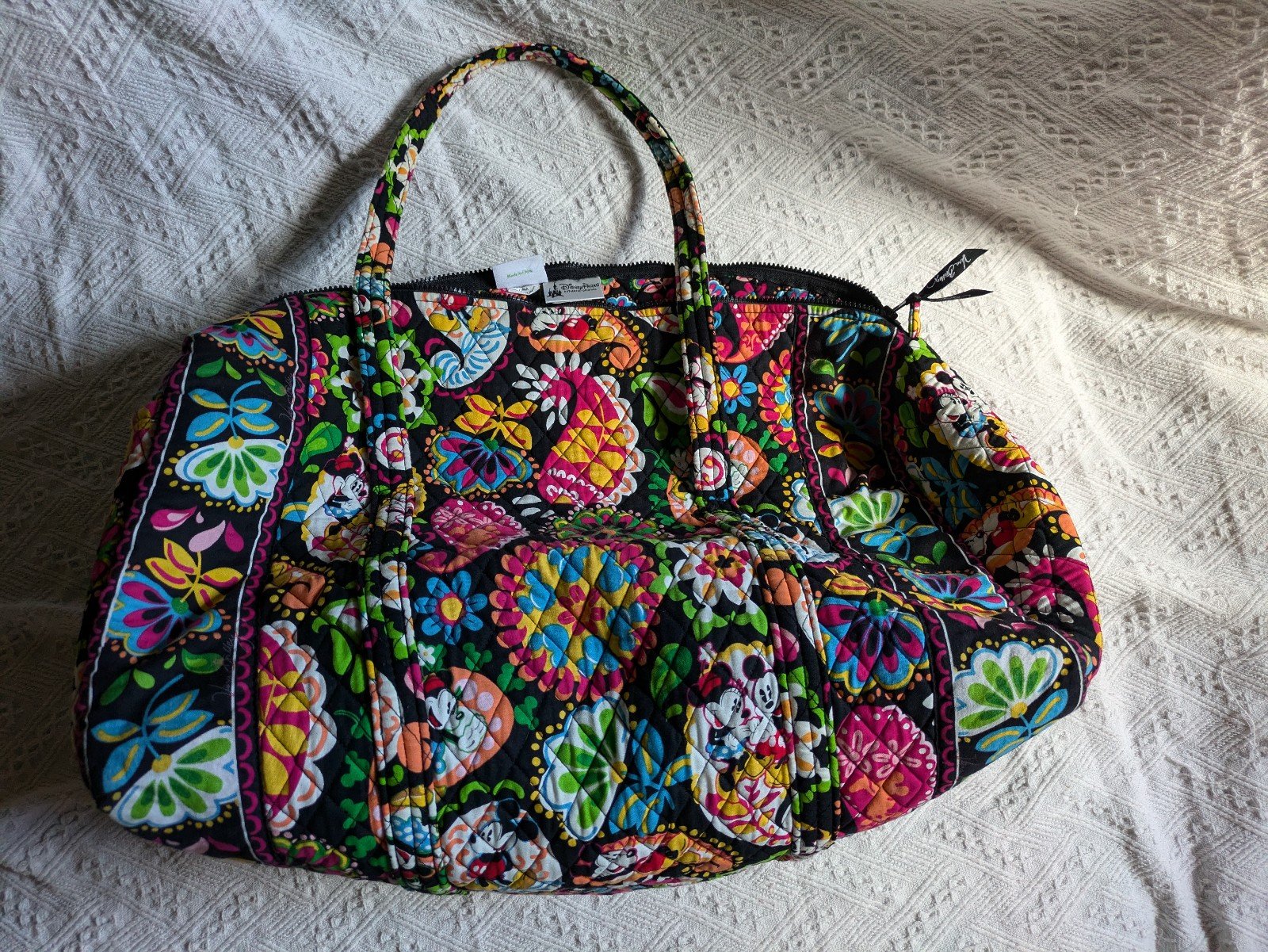 Vera Bradley Disney midnight with Mickey duffel bag