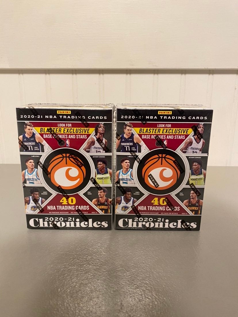 2020-21 Panini Chronicles Basketball NBA Blaster Box Factory Sealed lot of 2