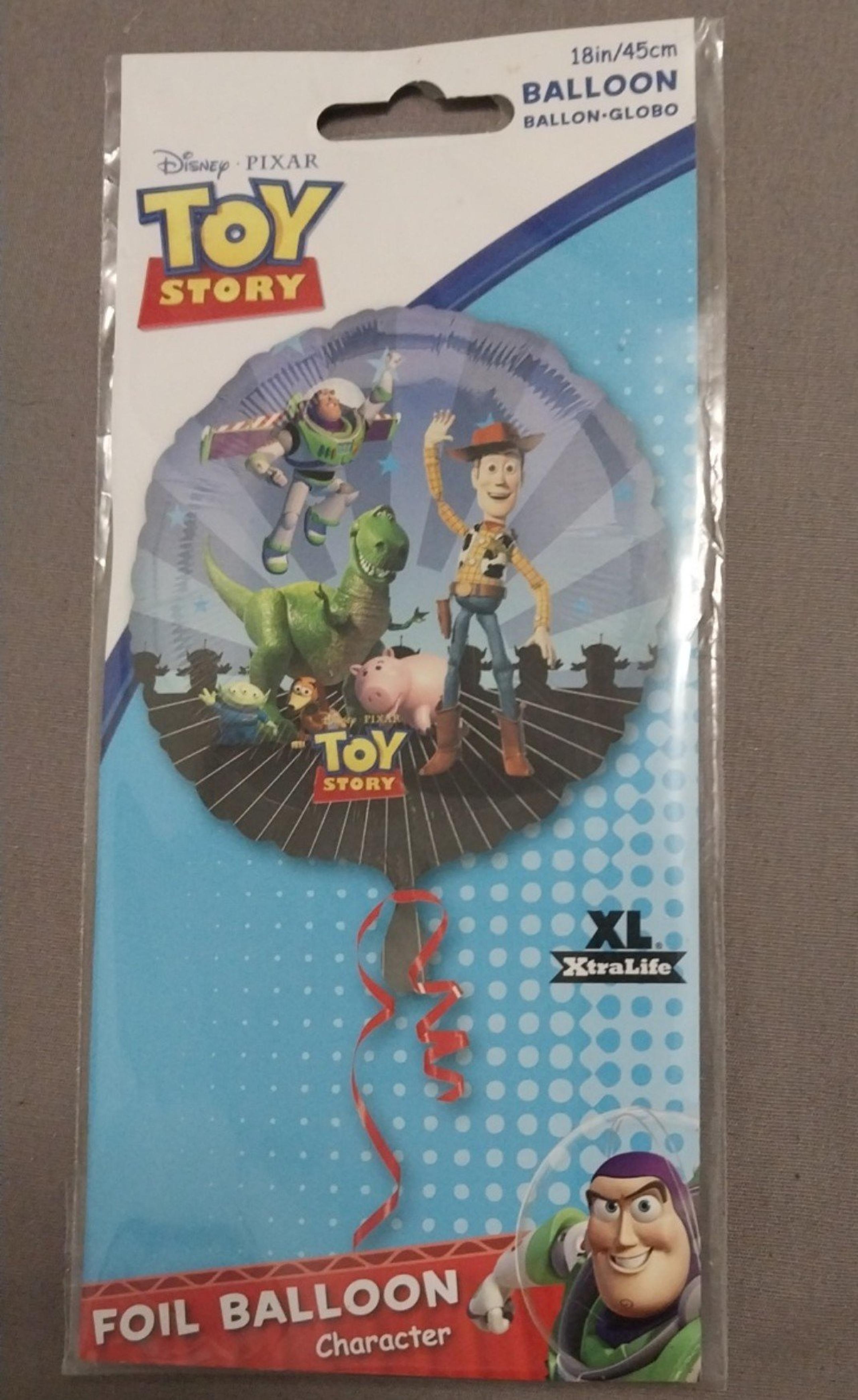 Foil Ballon Toy Story Disney Pixar 18" XL Xtralife, toystory party decor.