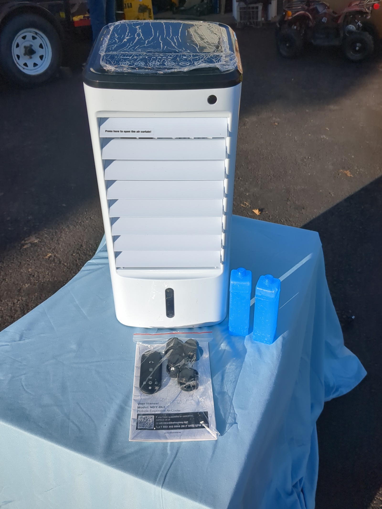 Ehomey Evaporative Air Cooler With Remote 12 hour timer.