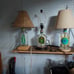 Liquor bottle lamps