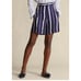 Polo Ralph Lauren Blue Label High Waist Blue Striped Short NWT Size 2