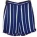 Polo Ralph Lauren Blue Label High Waist Blue Striped Short NWT Size 2