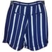 Polo Ralph Lauren Blue Label High Waist Blue Striped Short NWT Size 2