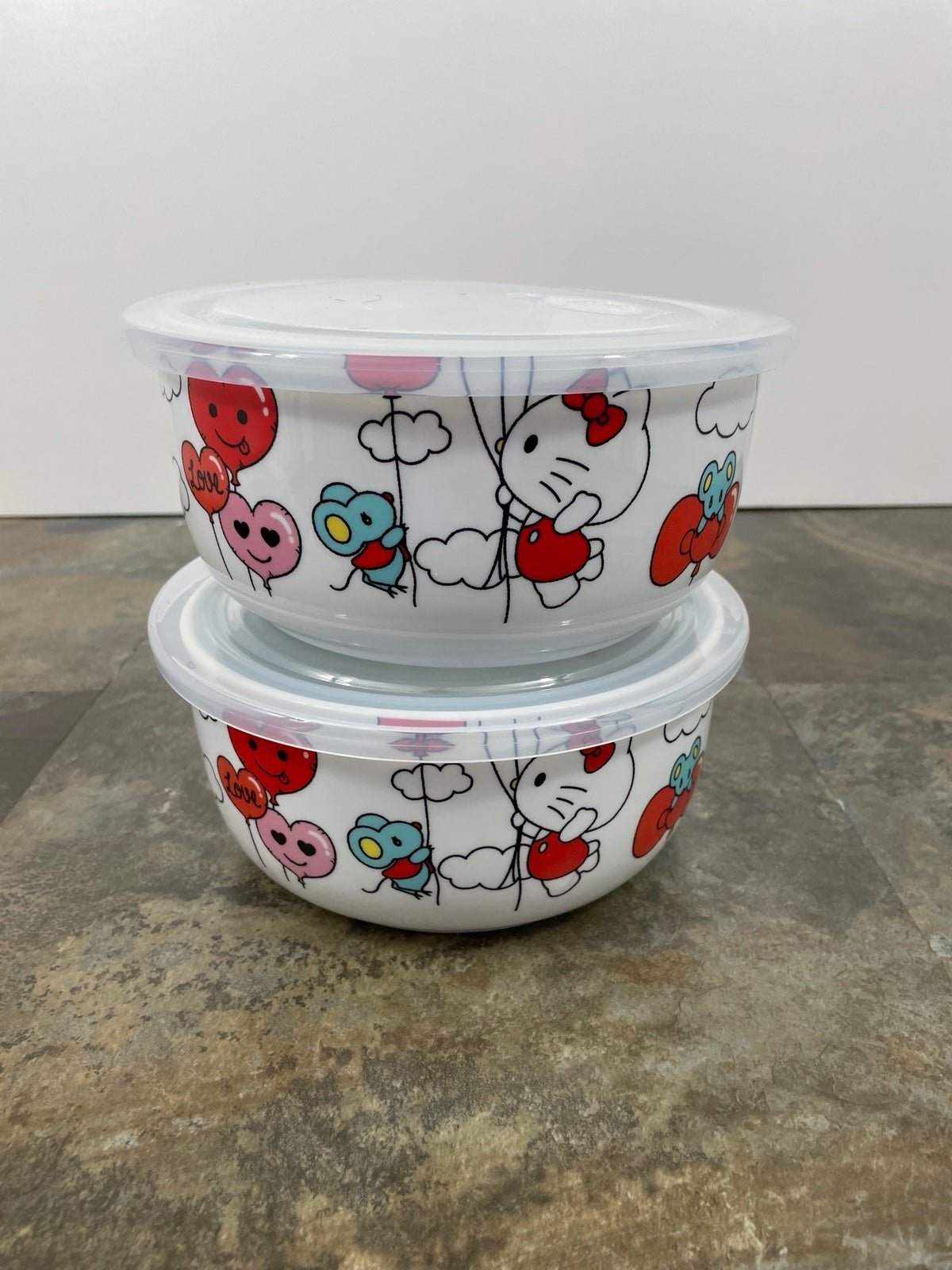 Hello Kitty Valentines Food Storage Container SET