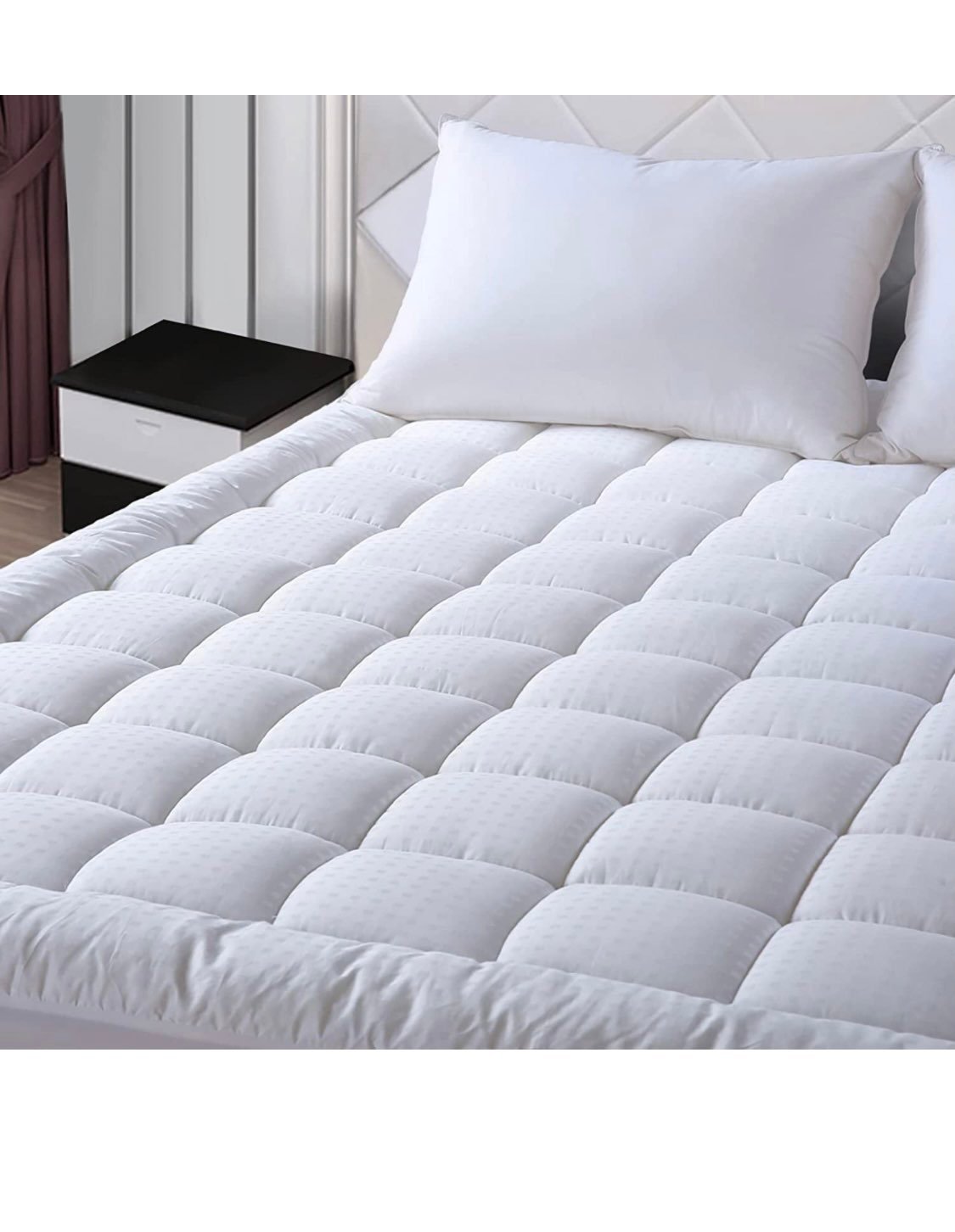 Mattress Pad Cotton Top Padded