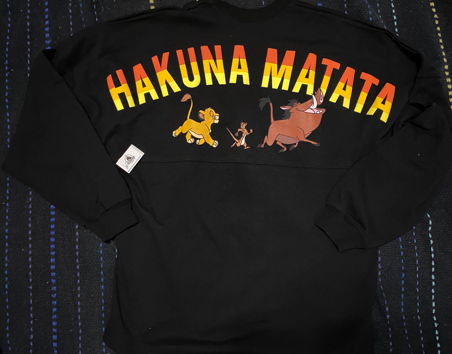 Disney Lion King Hakuna Matata Spirit Jersey BNWT MEDIUM EXACT