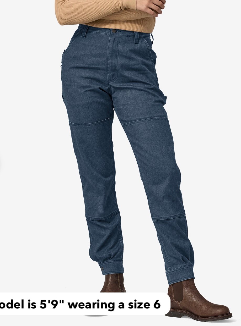 Patagonia Women's All Seasons Hemp Canvas Double Knee Pants