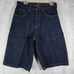 Anchor Blue Vintage Baggy Jean Shorts Men 29x14 Denim Jorts Blue Skater Y2K