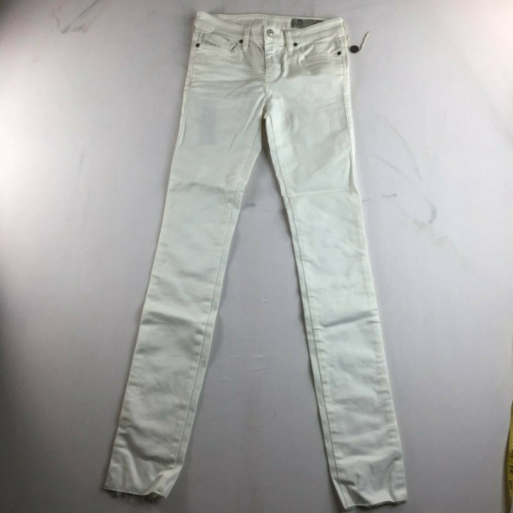Diesel Women's Off White Jeans Skinny Fit Casual Size 25