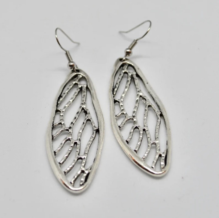 877ct hammered silver earrings/earrings/boho jewelry/dangle earrings/drop