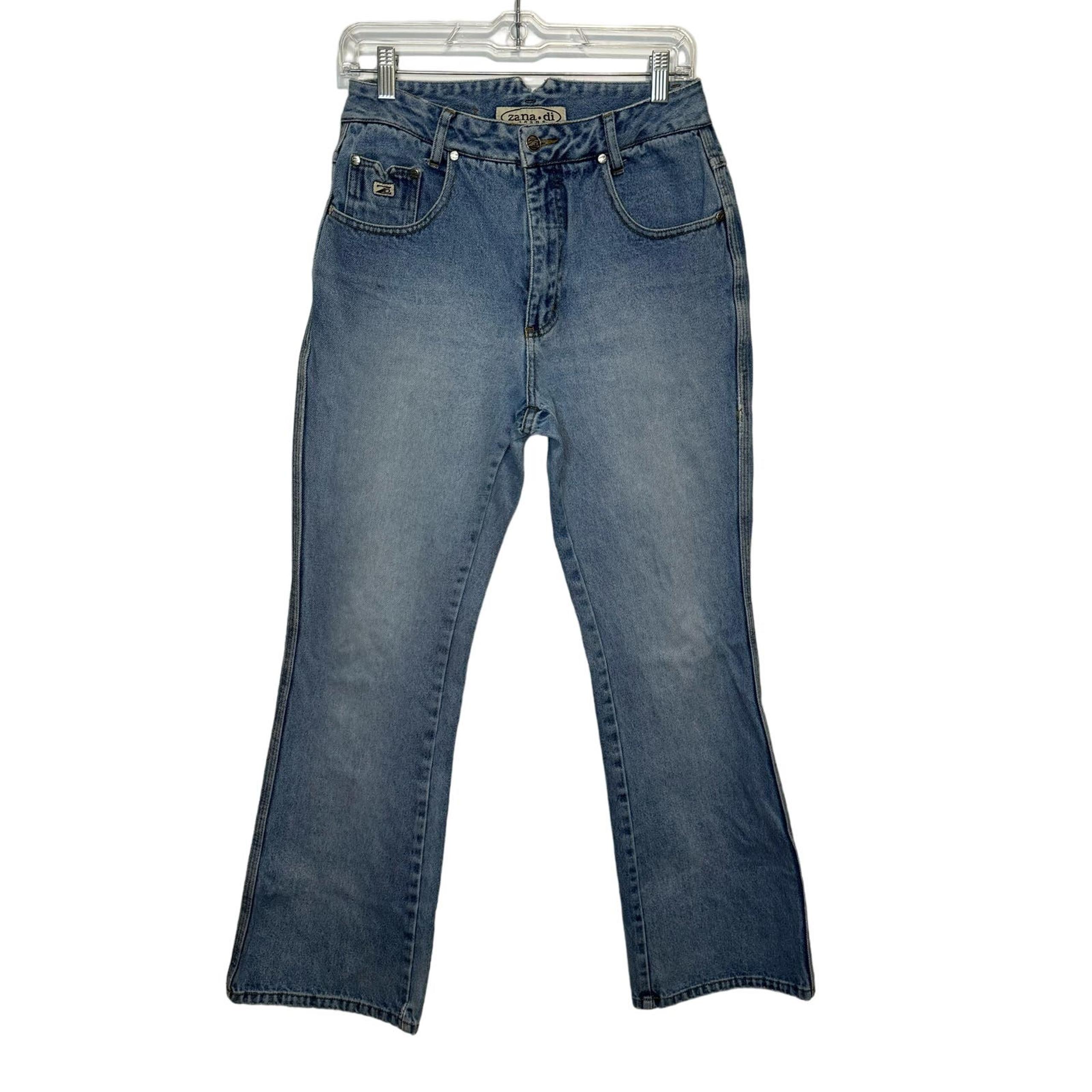 Zana Di Jeans Vintage 90s/Y2k High Rise Flare Jeans size 7/8