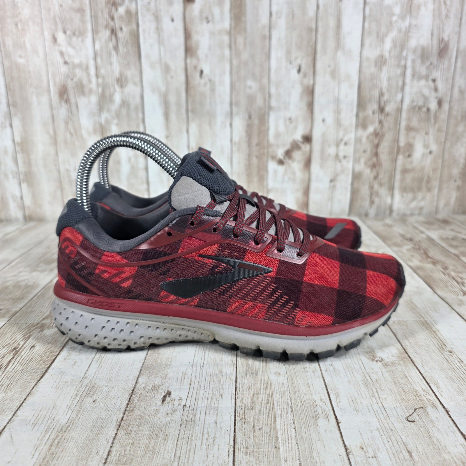 Brooks Ghost 12 Running Shoes Buffalo Plaid Limited Edition Women's Size 6