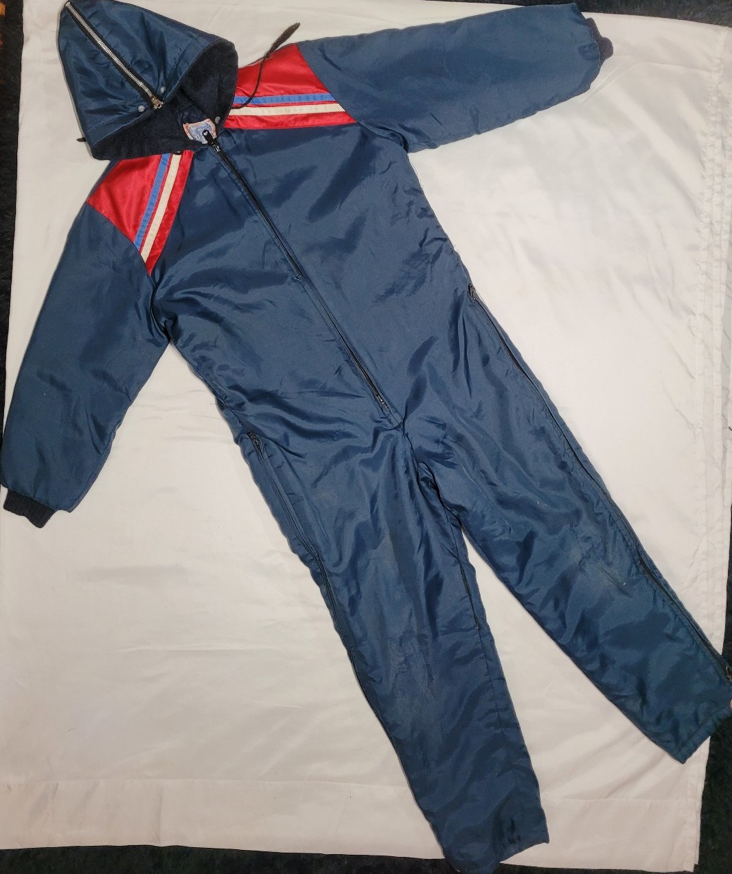 Vintage 1970s UPC Snowmobile Winter Snowsuit