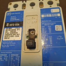Cutler Hammer 3 pole 100 amp industrial breaker