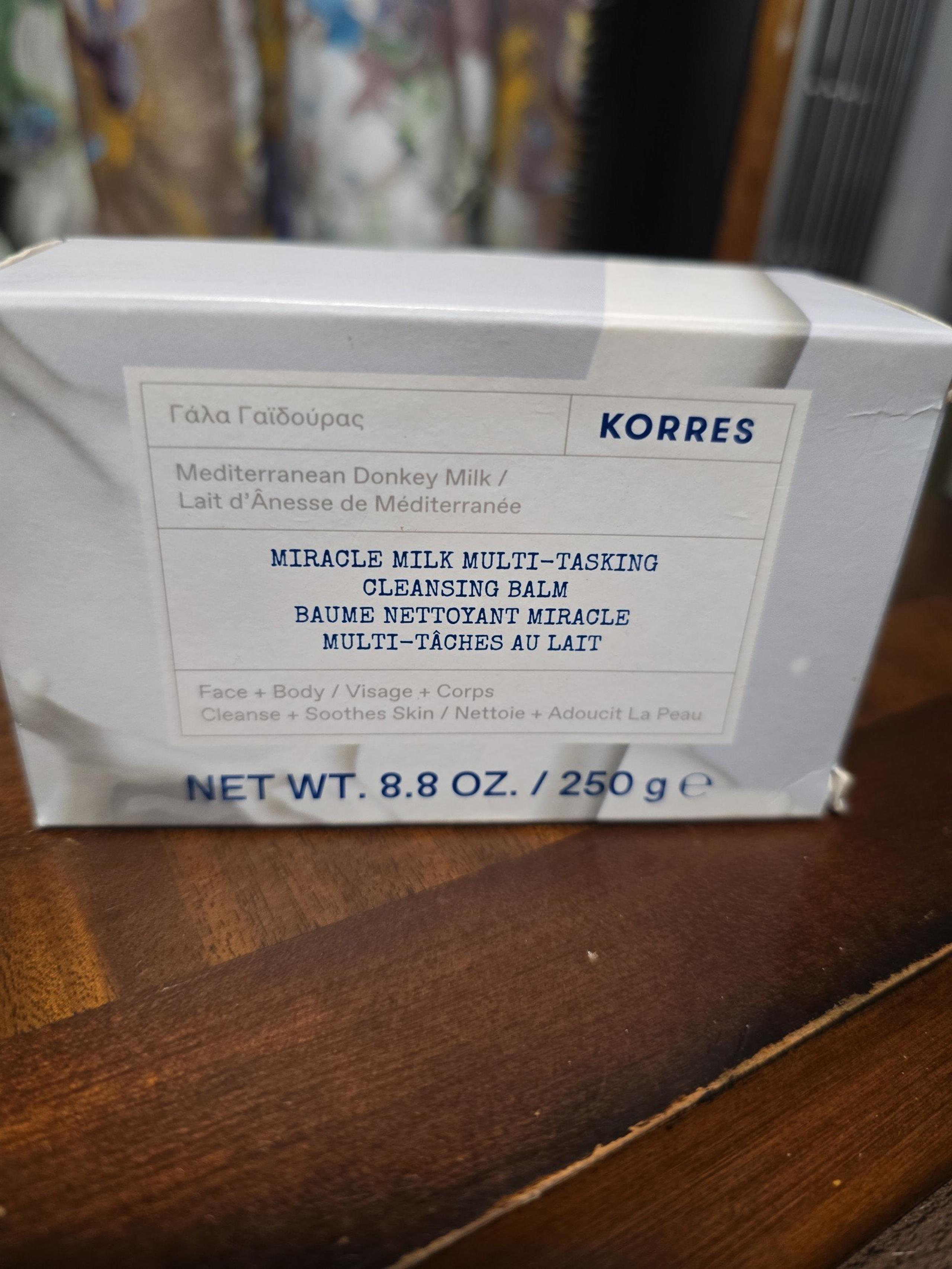 Korres cleansing balm soap 8.8 oz bar