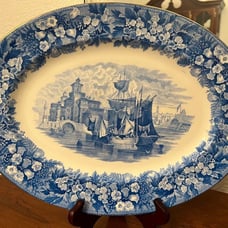 Platter by Wedgwood for Briggs of Boston