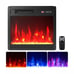 18 Electric Fireplace Insert 5000 BTU Heater 3-Flame Home w/Overheat Protection