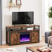 18 Electric Fireplace Insert 5000 BTU Heater 3-Flame Home w/Overheat Protection