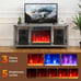 18 Electric Fireplace Insert 5000 BTU Heater 3-Flame Home w/Overheat Protection