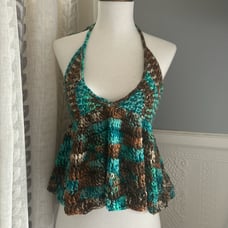 Handmade crochet knit top