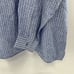 Ermenegildo Zegna Mens Pure Linen Shirt Size XXL Blue Classic Preppy MRSP 830