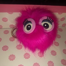Kate Spade Pink Girly Monster Charm FOB RARE