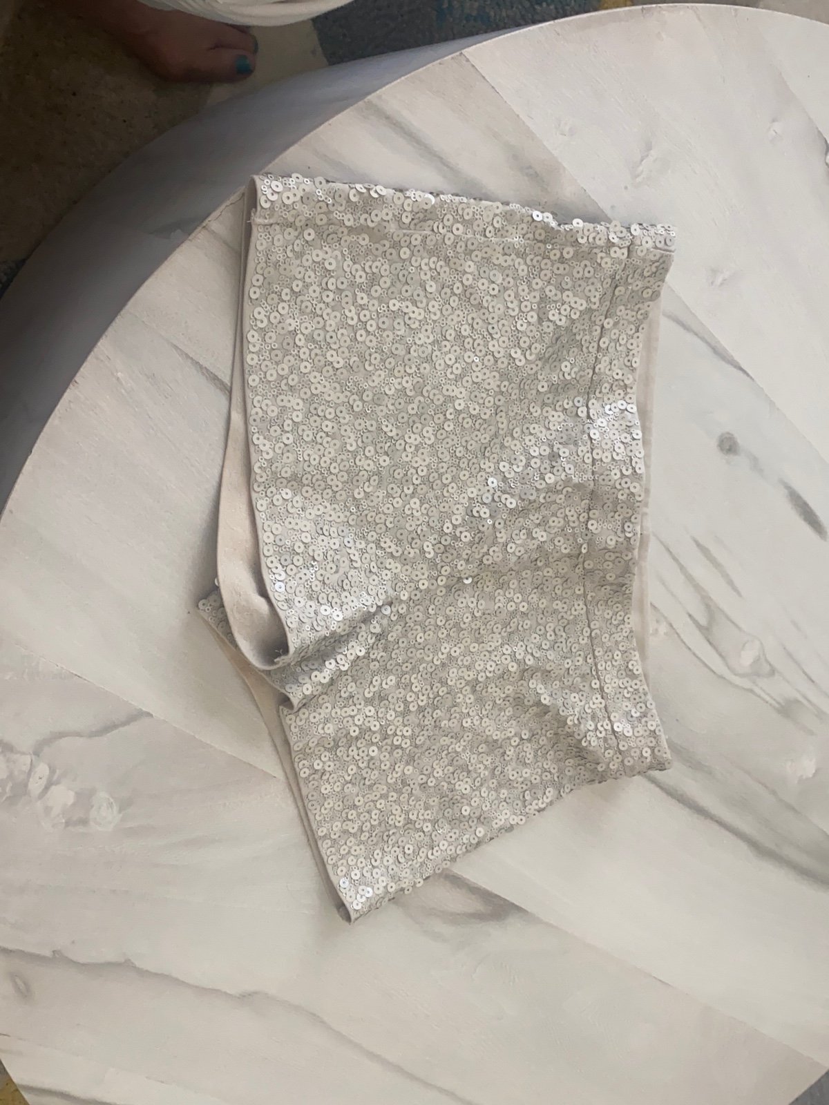 Express sequins shorts