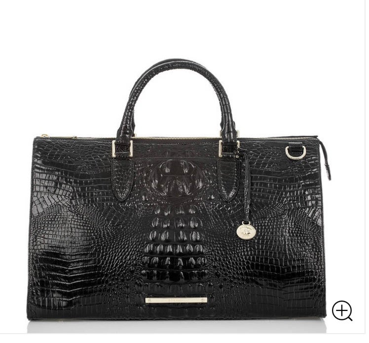 Brahmin Black Anywhere Weekender