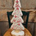 PEPPERMINT SQUARE XL GINGERBREAD CHRISTMAS TREE