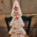 PEPPERMINT SQUARE XL GINGERBREAD CHRISTMAS TREE