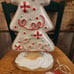 PEPPERMINT SQUARE XL GINGERBREAD CHRISTMAS TREE