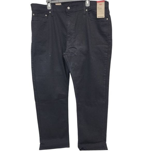 Levi's Size 42x32 Men's 559 Relaxed Straight Black Denim Jeans NWT