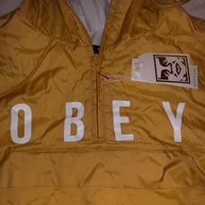 Obey Brand new rain jacket