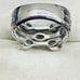 Effy BH 925 Silver + 18k Gold Amethyst Aquamarine Citrine Gemstone Ring Size 7.5