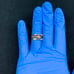 Effy BH 925 Silver + 18k Gold Amethyst Aquamarine Citrine Gemstone Ring Size 7.5