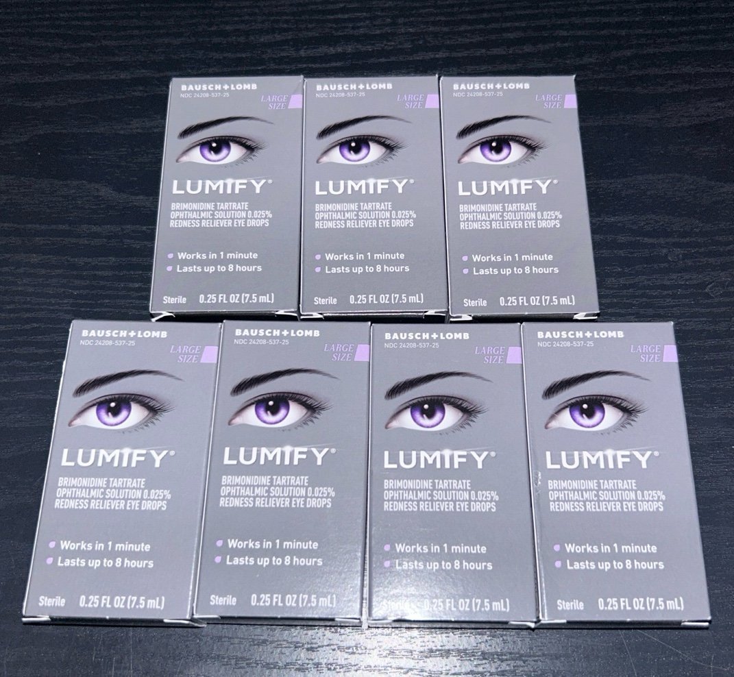 lumify eye drops 7.5 ml large expires 2026