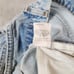 Levi's Jeans Womens Measured 31x29 Smiley Face Denim Light Wash Flare