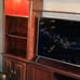 6 piece entertainment center.