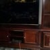 6 piece entertainment center.