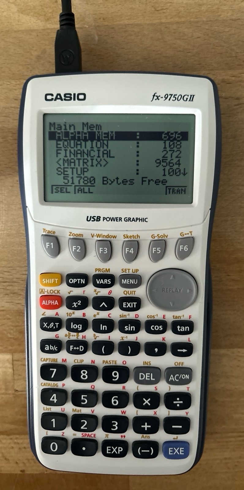 CASIO FX-9750gii Calculator