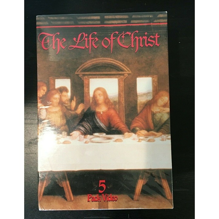 NEW The Life of Christ VHS Tapes 5 Pack Bible Religous Christian