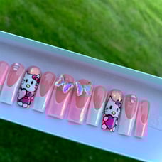 Hello kitty nails