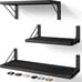 Wall Shelves for Bedroom Decor, Floating Shelves for Wall Storage, Set of 3